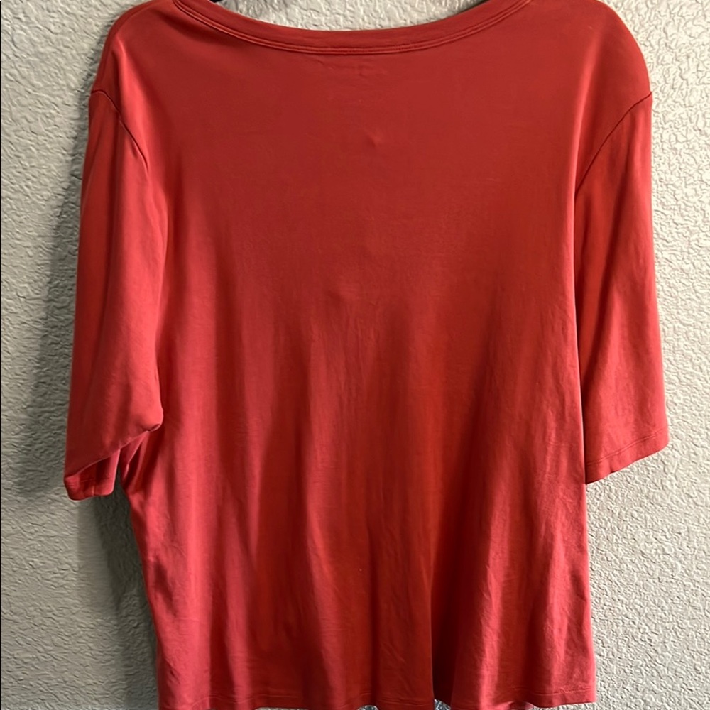 Lands' End Rust Short Sleeve Tee size 2X - Picture 5 of 5